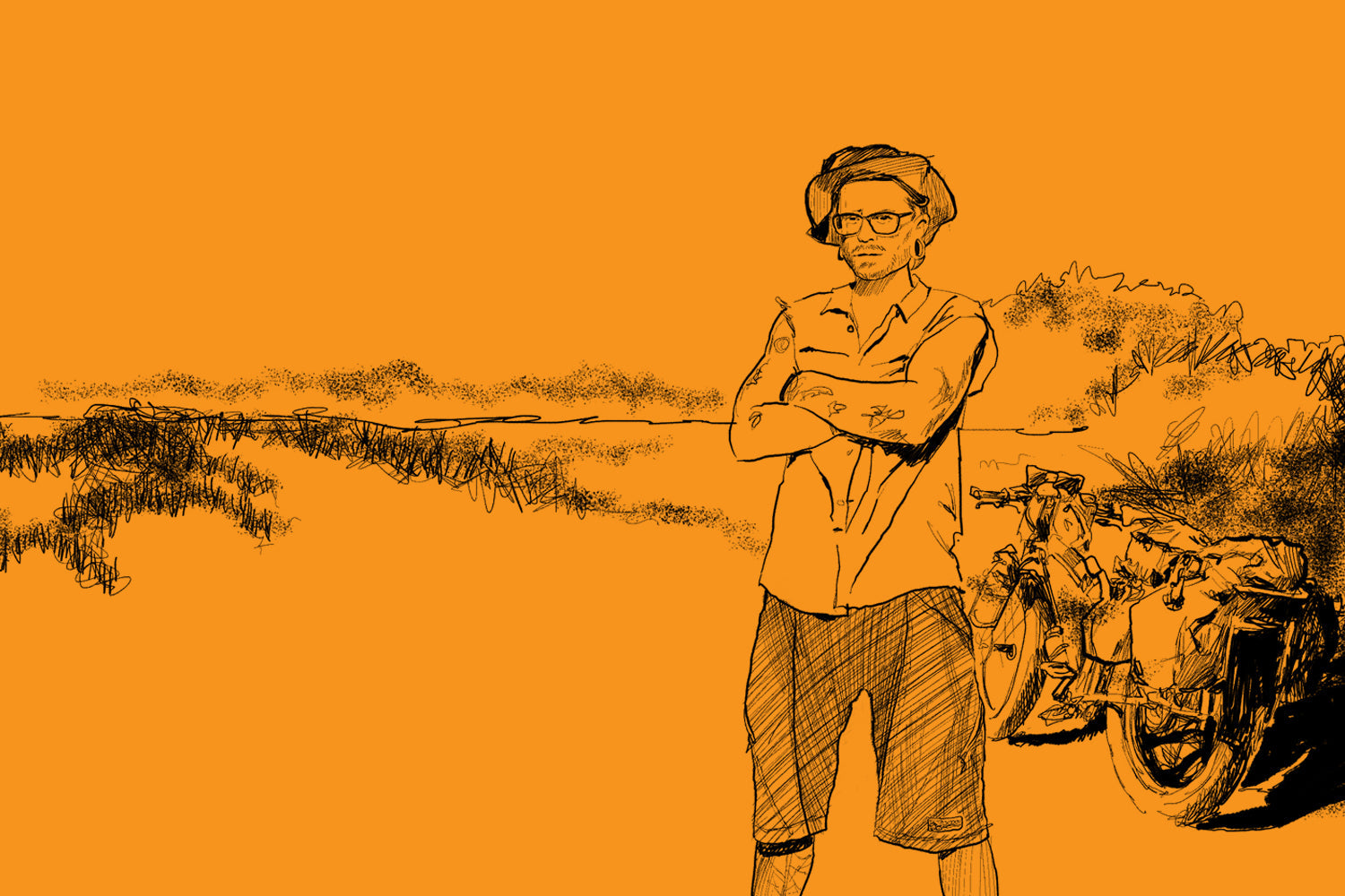 Sand and corrugations, and corrugations, and sand.