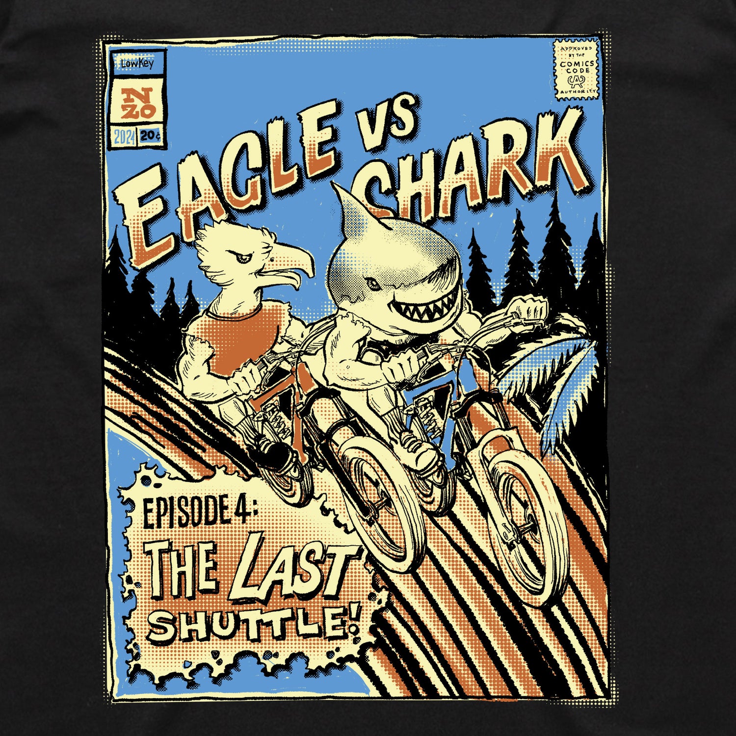 2024 Eagle vs Shark Comic Book T