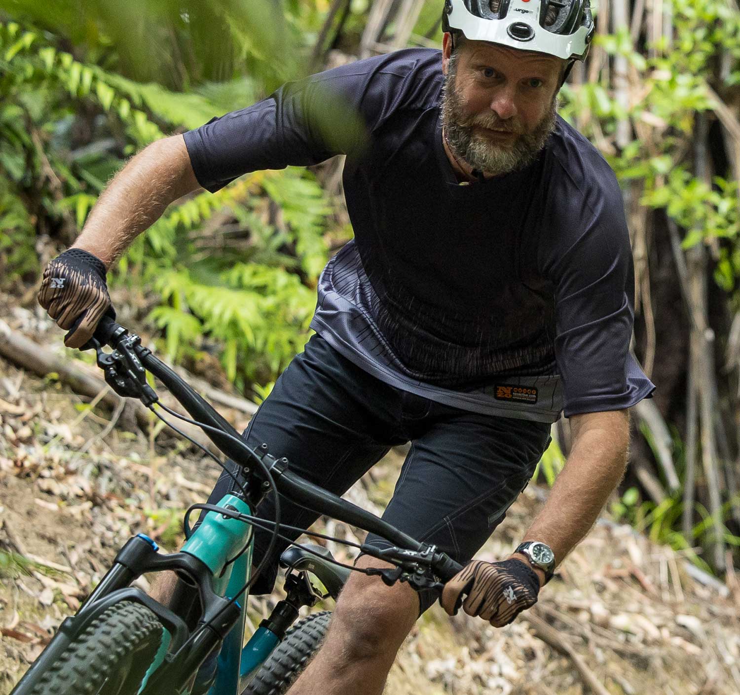 Mesh Trail T - Forest print