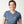 Load image into Gallery viewer, Womens organic cotton T Shirt - Blue marle "Kombi"