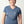 Load image into Gallery viewer, Womens organic cotton T Shirt - Blue marle "Kombi"