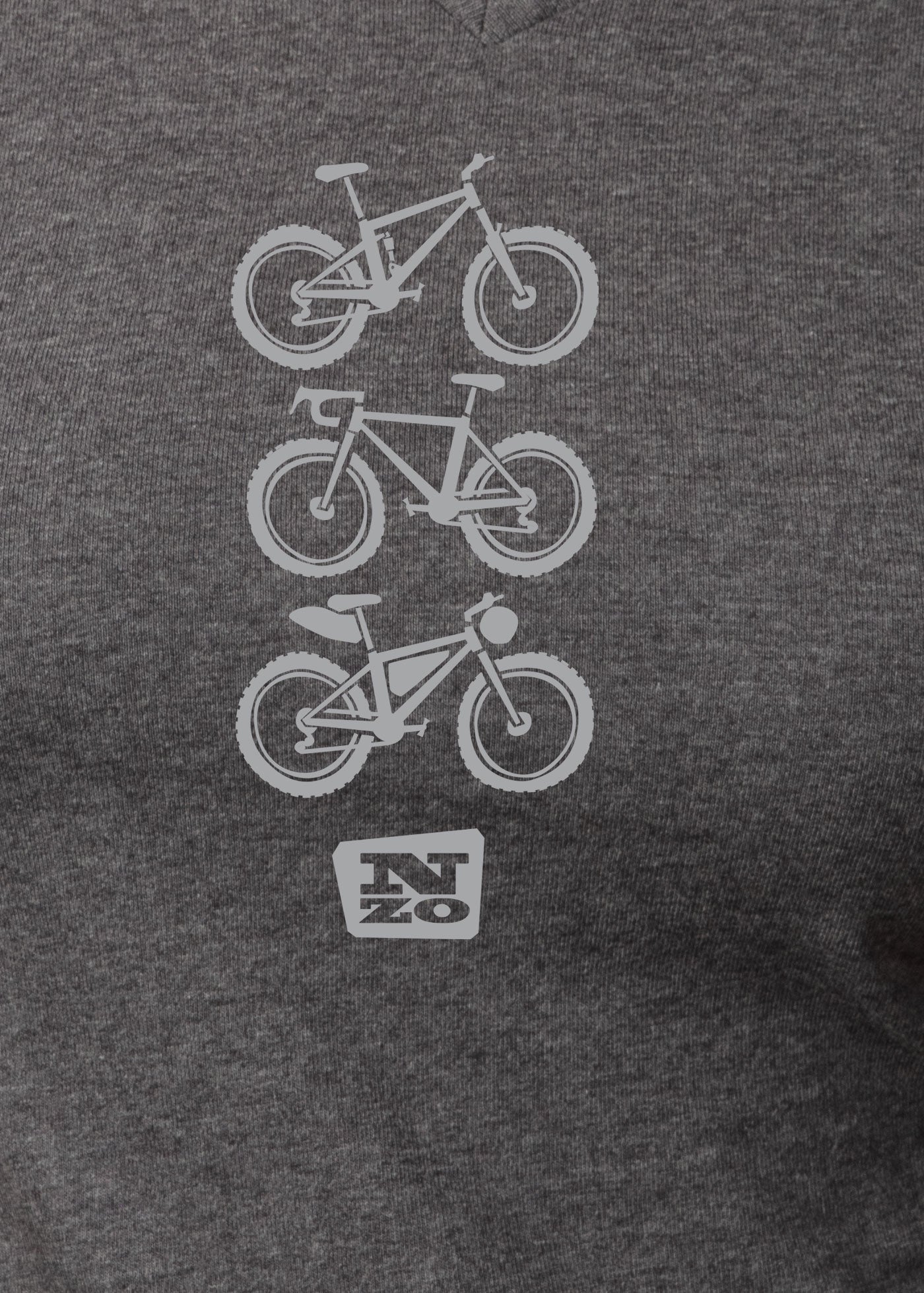 Womens organic cotton T Shirt - Charcoal marle