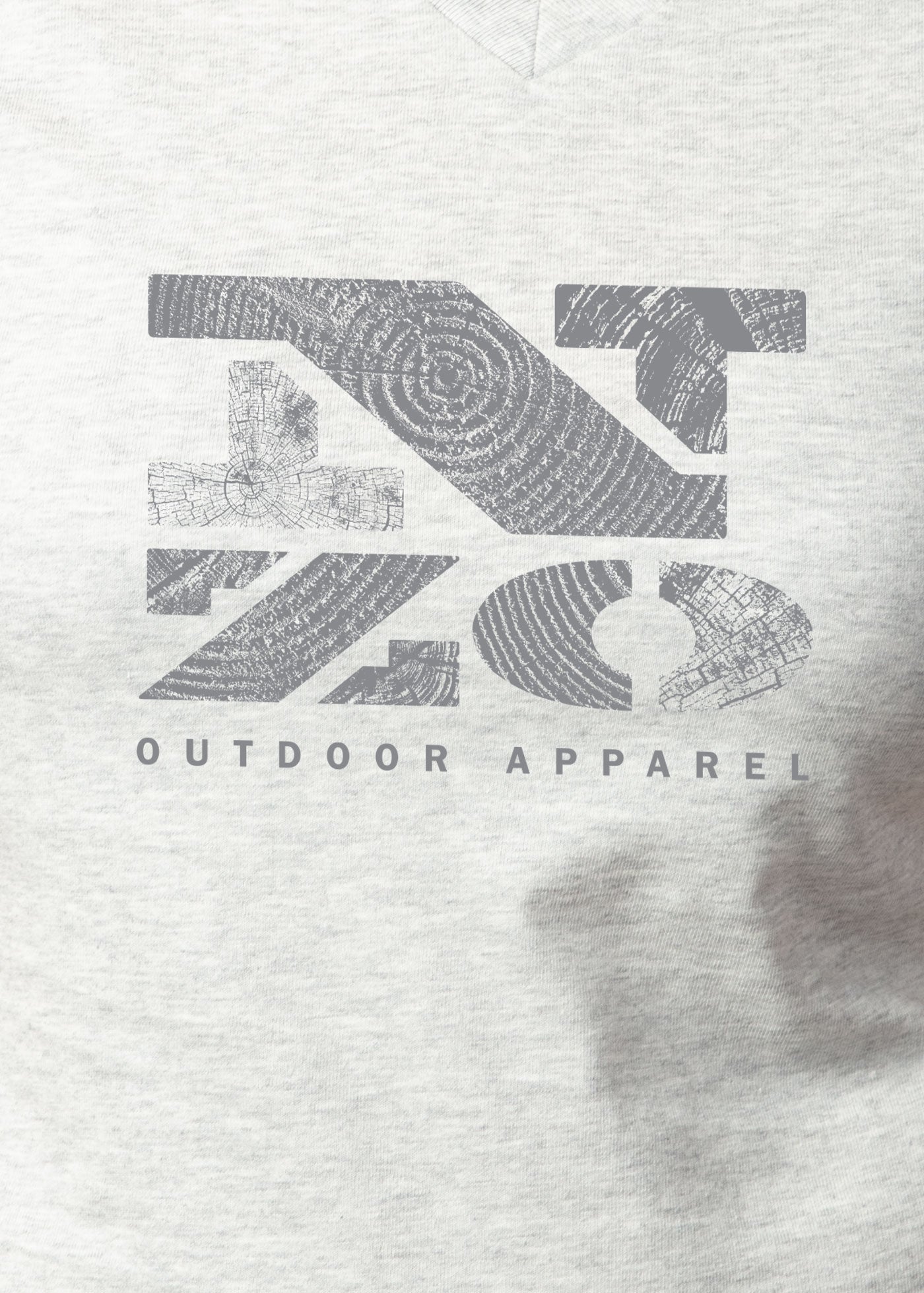 Womens organic cotton T Shirt - Grey marle