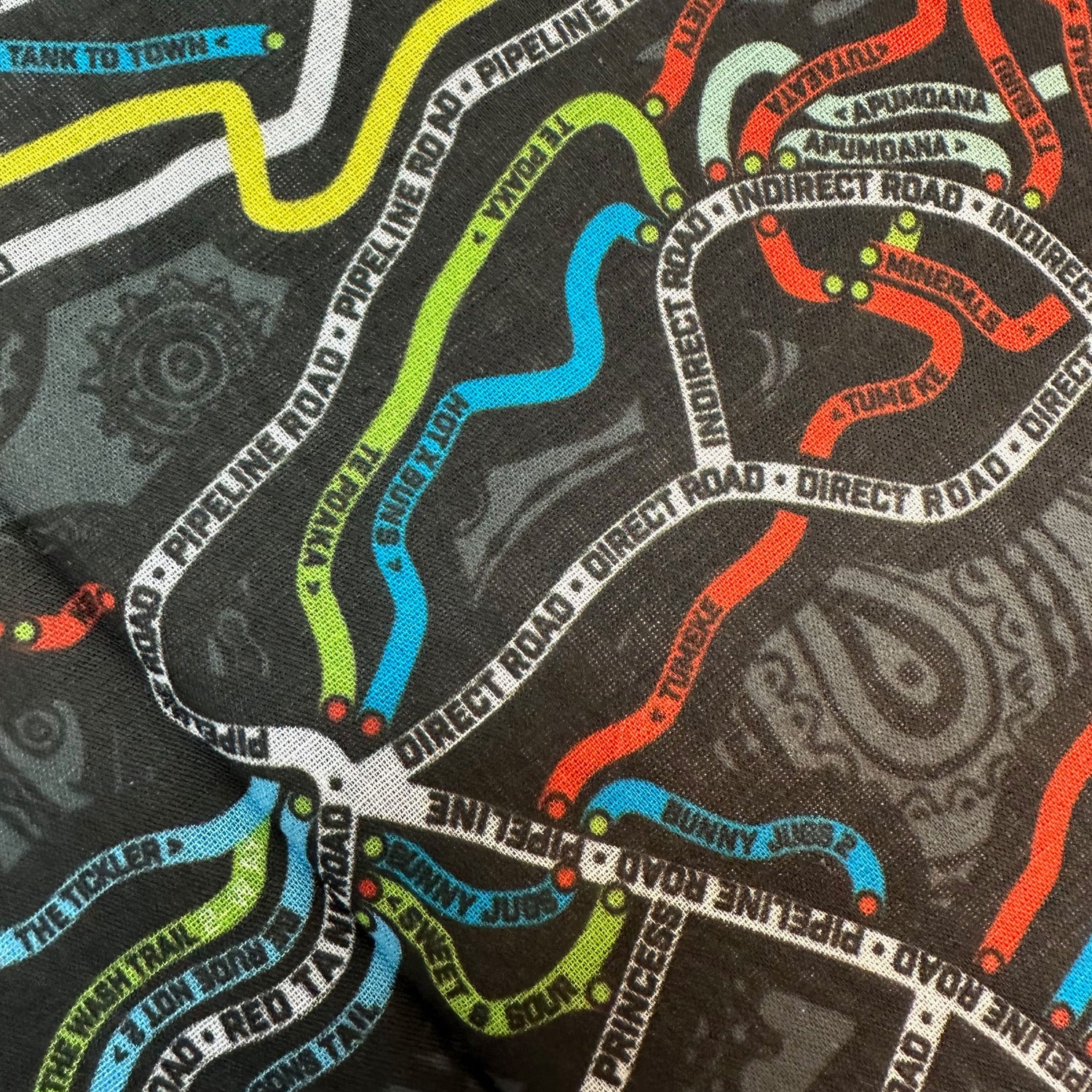 Whaka Trail Map Bandana