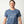 Load image into Gallery viewer, Mens organic cotton Tshirt - Blue marle  &quot;Kombi&quot;
